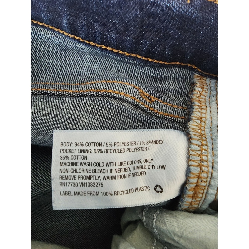 Goodfellow & Co Total Flex Slim Straight Jeans Men's 34x34 Dark Wash Stretch - Picture 8 of 13